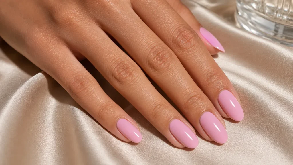 Oval Nails: 15 Soft-Tipped Designs, a nail design guide on Styvea