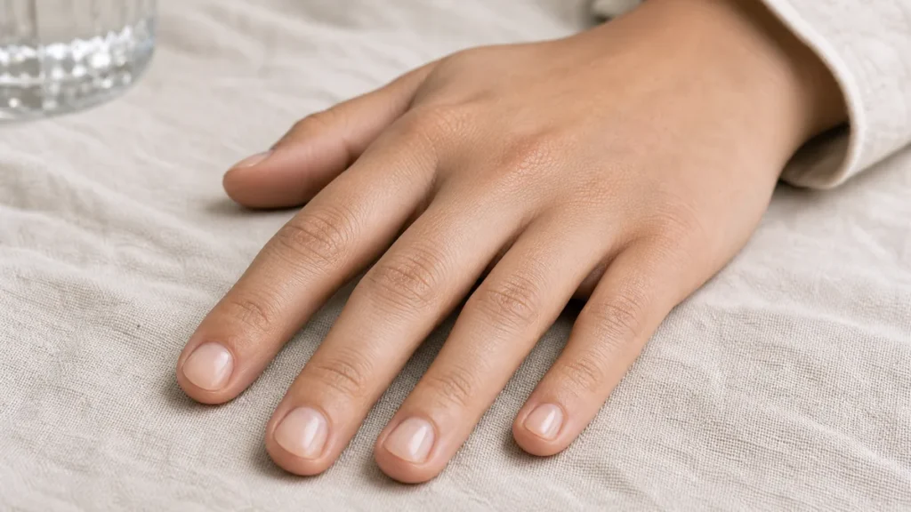 Round Nails: 15 Low-Maintenance Designs That Never Look Try-Hard, a nail design guide on Styvea